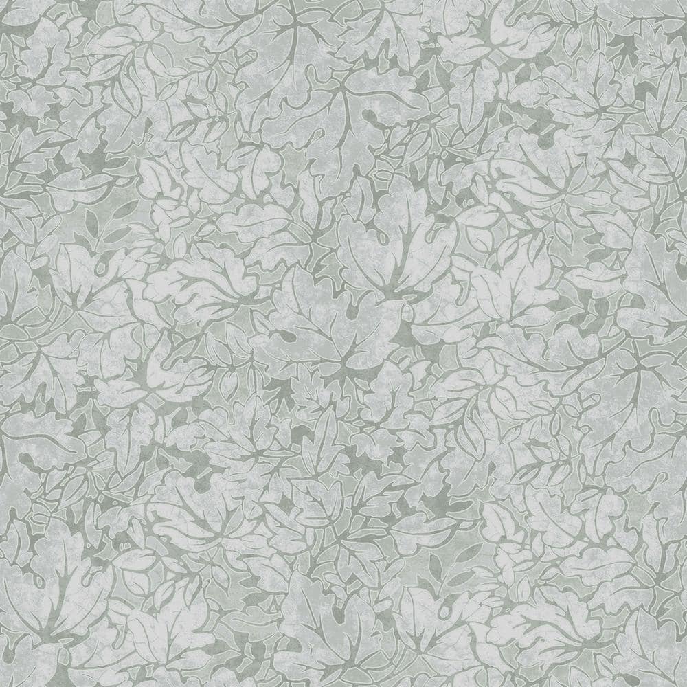 Laura Ashley Corrina Leaf Mineral Green NonWoven Paper Removable