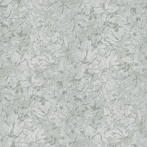 Corrina Leaf Mineral Green Non-Woven Paper Removable Wallpaper