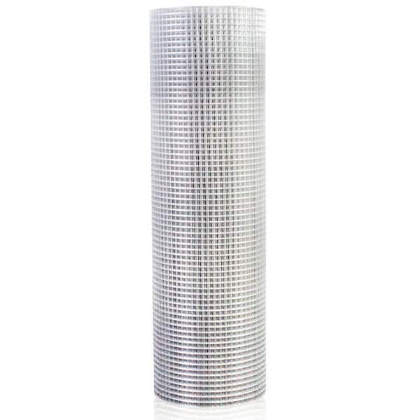 36 in. x 100 ft. Silver 23 Gauge Galvanized Welding Chicken Wire Fence, Roll Garden Welded Metal Wire Fencing Roll