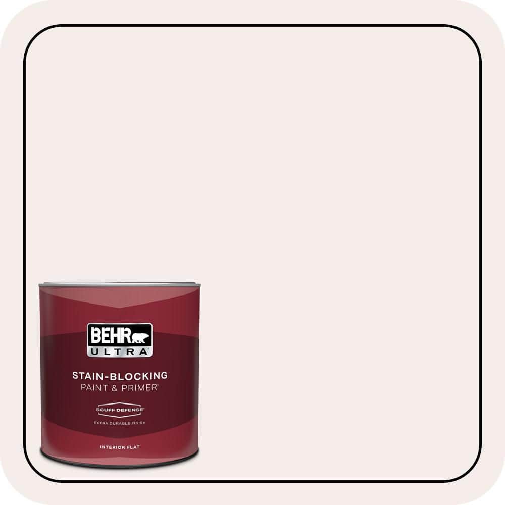 1 qt. #RD-W08 Pink Mirage Extra Durable Flat Interior Paint & Primer price history on PriceWatchPro