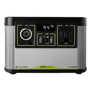 Yeti 200X Portable Power Station 187Wh Lithium Battery Generator 120 Watt AC Inverter Emergency Backup Solar Generator