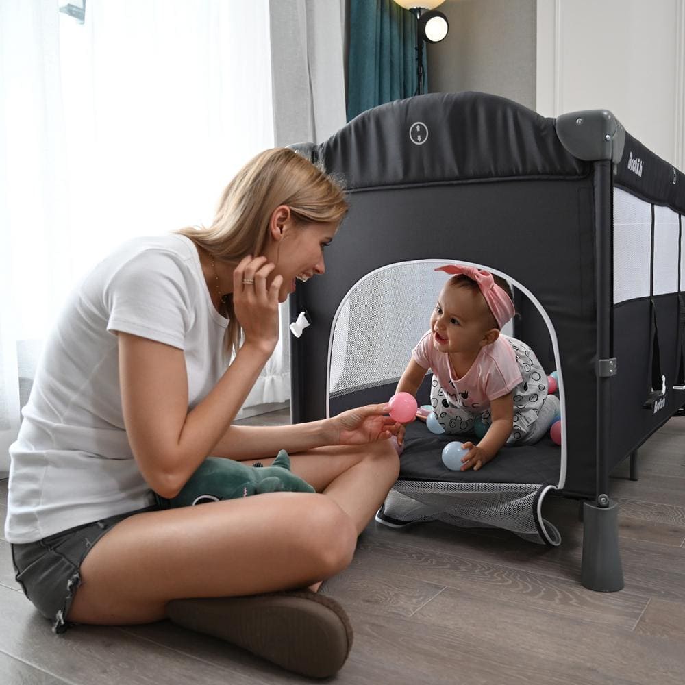 Playpen crib best sale