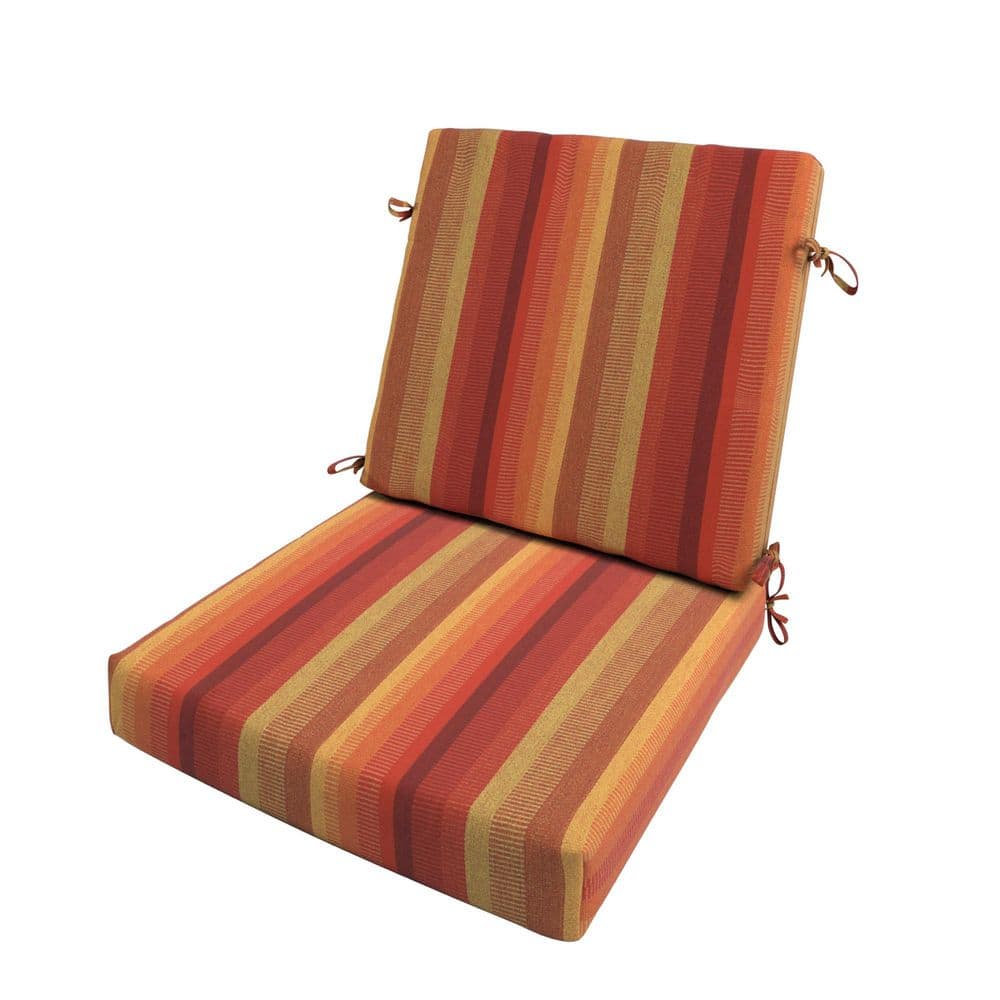 Dining Chair Cushion with Sunbrella Fabric and Dual-Layer Foam Core, 20 x 40 in. Astoria Sunset price history on PriceWatchPro