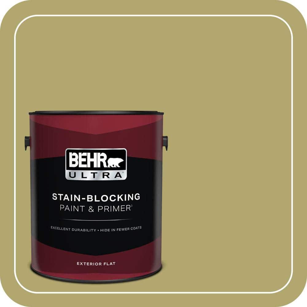 1 gal. #PPU9-5 Natchez Moss Flat Exterior Paint & Primer price history on PriceWatchPro