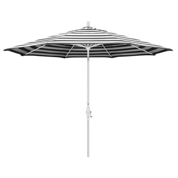 13 gray patio umbrella Shademaker Astral 13' Square Pulley Lift Patio Umbrella (SMASTRALTC40S)