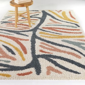 Matisse Cream 8 ft. x 10 ft. Abstract Area Rug