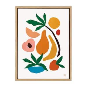 Sylvie "Fruit Fiesta" by Maggie Stephenson Framed Canvas Wall Art 18 in. x 24 in.