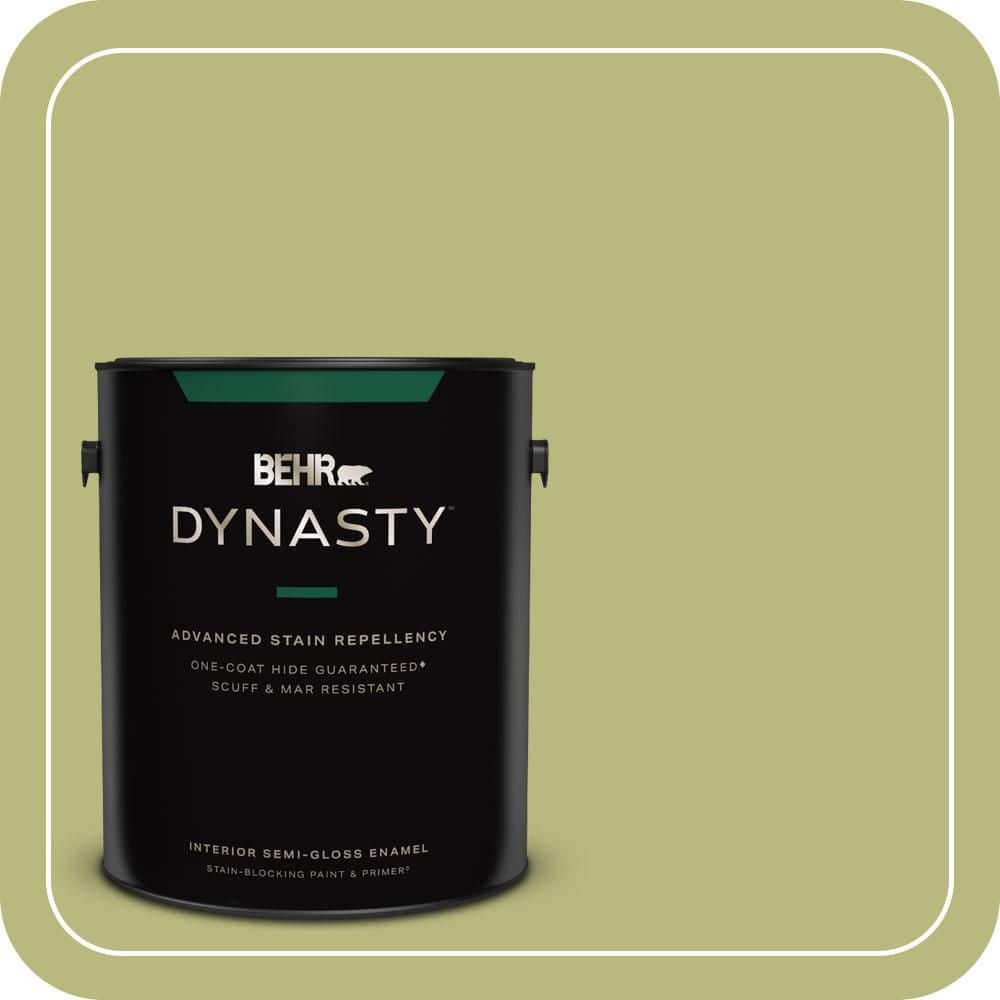 1 gal. #400D-5 Grass Cloth Semi-Gloss Enamel Interior Stain-Blocking Paint & Primer price history on PriceWatchPro