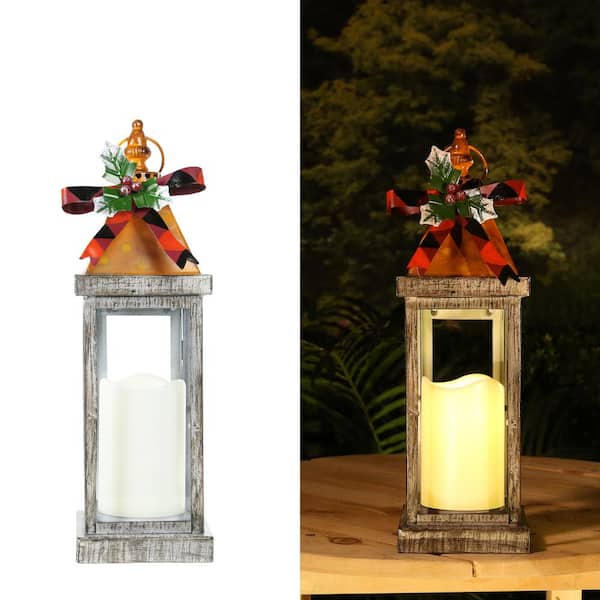 Sunnydaze Yorktown Indoor LED Candle Lantern - Set of 4 - 10-Inch