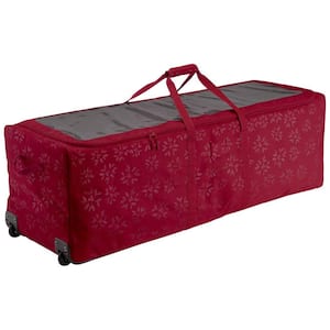 Santa's Bags Two Tray (4 in.) Christmas Ornament Storage Box (48 Ornaments)  - Red SB-10493-RED-RS - The Home Depot