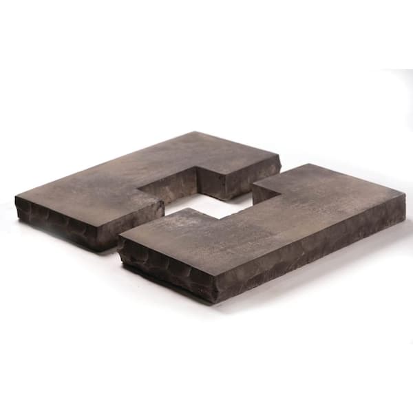 Clipstone smoke flat split column capstone 18 in x 18 in for 6x6 post