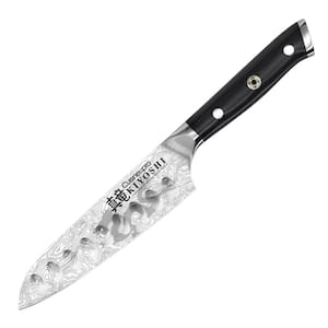 KIYOSHI 5.5 in. Steel Full Tang Santoku Knife