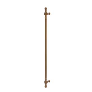 Retro Dot Collection 18 in. Center-to-Center Beaded Refrigerator Pull in Brushed Bronze