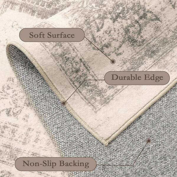 theory セットアップ　RUG WARM Elon Undyed Modern Geometric Wool Washable Area Rug - World