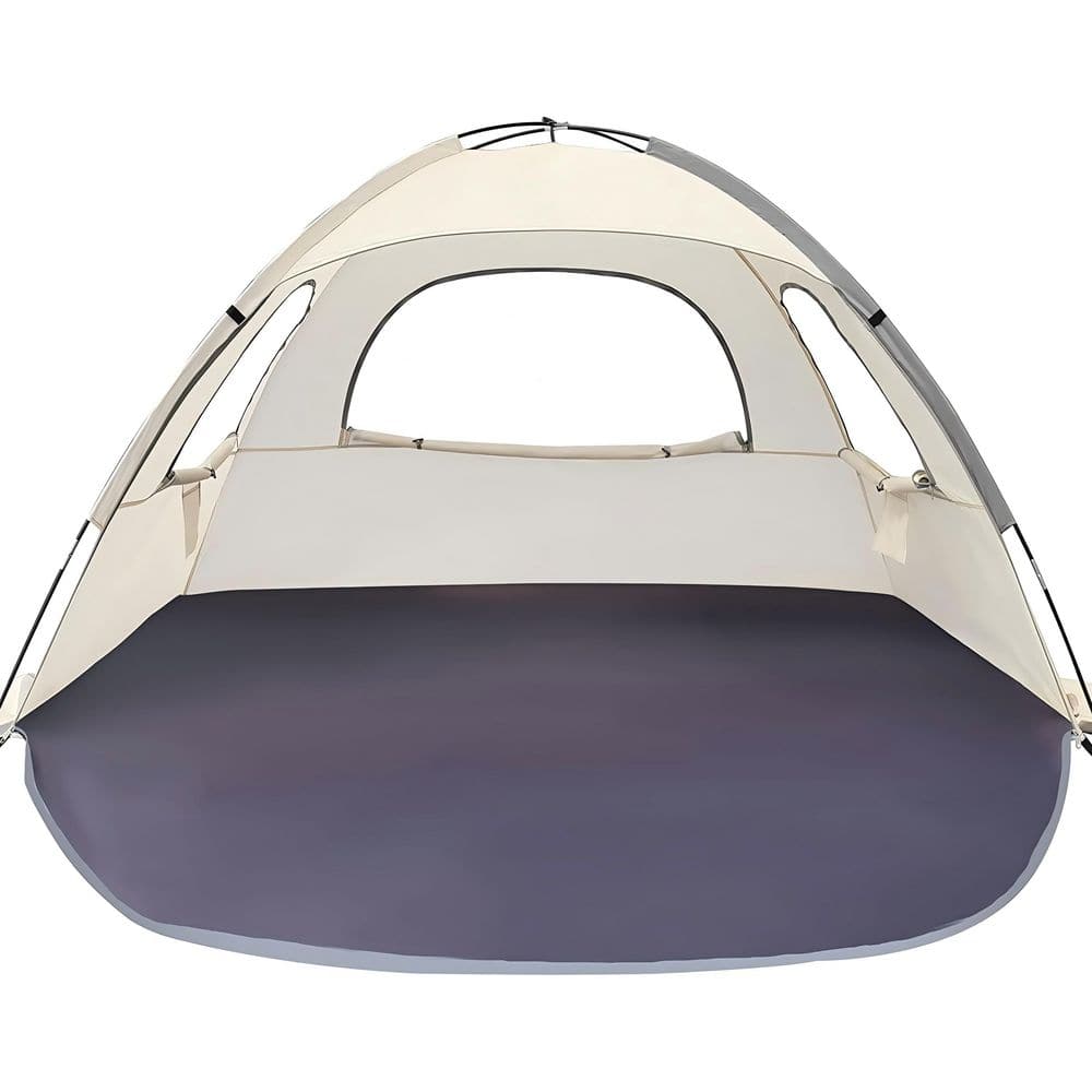 Beach Tent 12 ft. x 12 ft. Large UPF50+ Pop Up Canopy with 2-Pcs Side Wall,