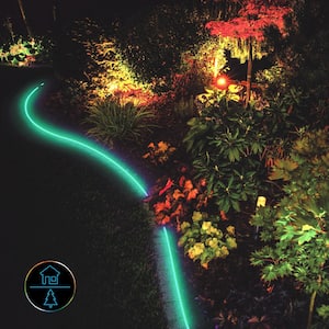 Aura Color Shape Outdoor/Indoor 16 ft. Plug-in Color Changing Light LED Rope Light with Remote
