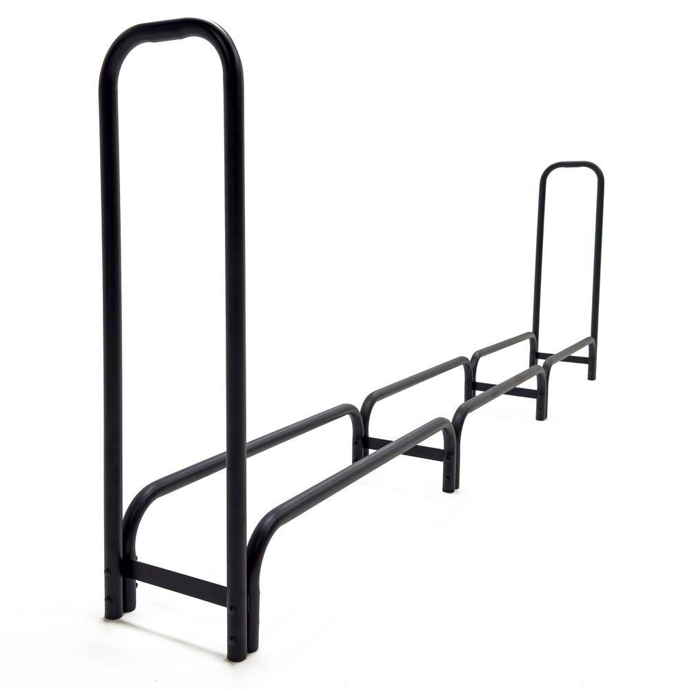 Pleasant Hearth 12 ft. Heavy Duty Firewood Rack with 25-Year Limited ...