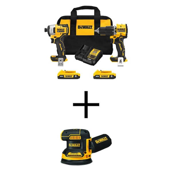 ATOMIC 20-Volt Li-Ion Combo Kit (4-Tool) w/(2) 2Ah Packs, Charger & Bonus Bare ATOMIC 20V Cordless 4-1/2 in. Circ Saw ATOMIC 20-Volt Li-Ion Combo Kit (4-Tool) w/(2) 2Ah Packs, Charger & Bonus Bare ATOMIC 20V Cordless 4-1/2 in. Circ Saw