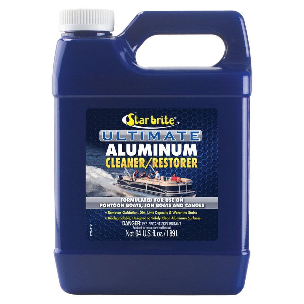 Star Brite Ultimate Aluminum Cleaner Restorer 64 Oz 087764 The Home Depot