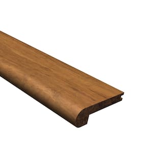 Distressed Mocha 13/16" in. T x 2-7/8" in. W x 72 in. L Solid Bamboo Flush Stair Nose Molding