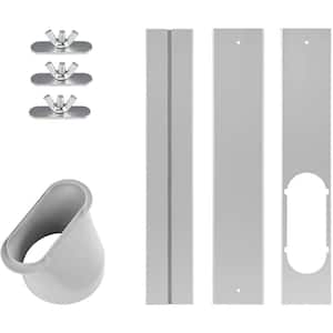 Window Slide Kit Plate for Exhuast Hose of 5 in. Adjustable Portable Air Conditioner Window Vent Kit
