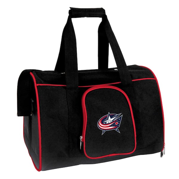 Denco NHL Columbus Blue Jackets Pet Carrier Premium 16 in. Bag in Red