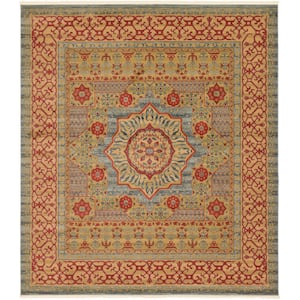 Palace Quincy Light Blue 10' 0 x 11' 4 Square Rug
