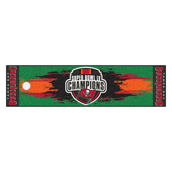 Tampa Bay Buccaneers Super Bowl LV Champions 1.5' x 6' Putting Green Mat