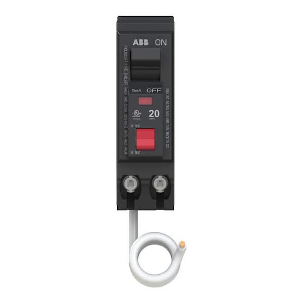 20 Amp 1-Pole Ground Fault Breaker with Self-Test (THQL1120GFTA)