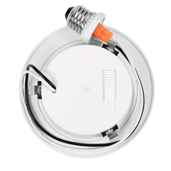 Maxxima 4 in. 5 CCT Retrofit Recessed LED Downlight with E-26