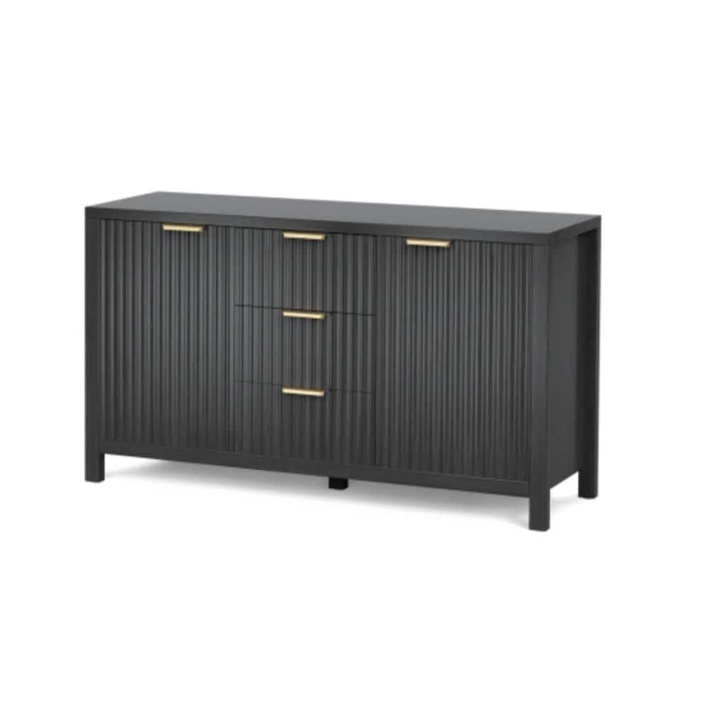 47.2 in. W x 15.4 in. D x 29.1 in. H Bathroom Black Linen Cabinet price history on PriceWatchPro