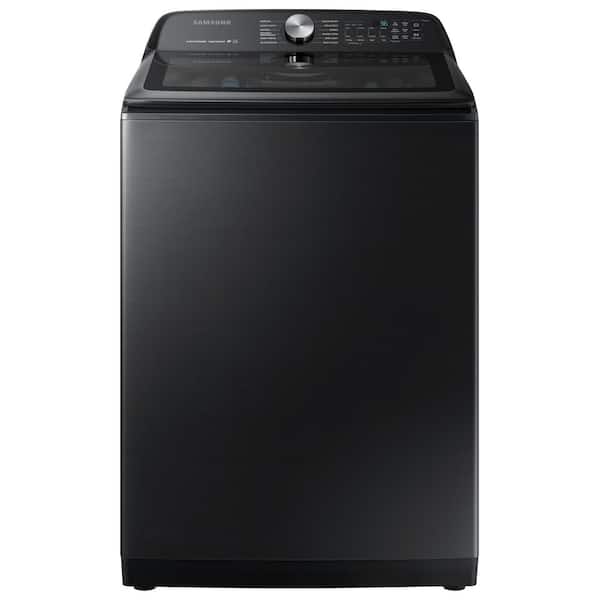Samsung 5.0 cu. ft. Hi-Efficiency Fingerprint Resistant Black Stainless Top Load Washing Machine with Super Speed, ENERGY STAR