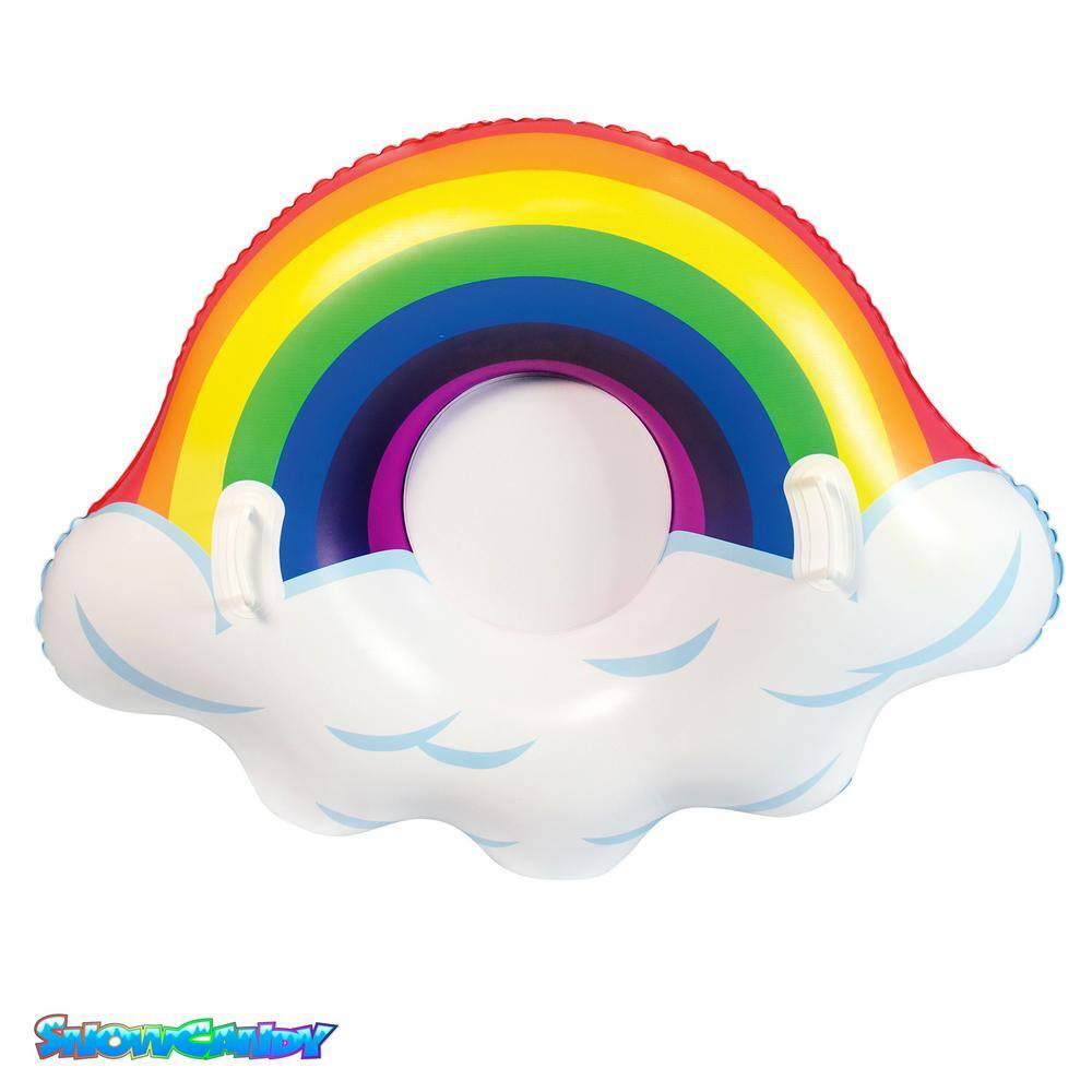 SnowCandy Rainbow Inflatable Snow Tube price history on PriceWatchPro