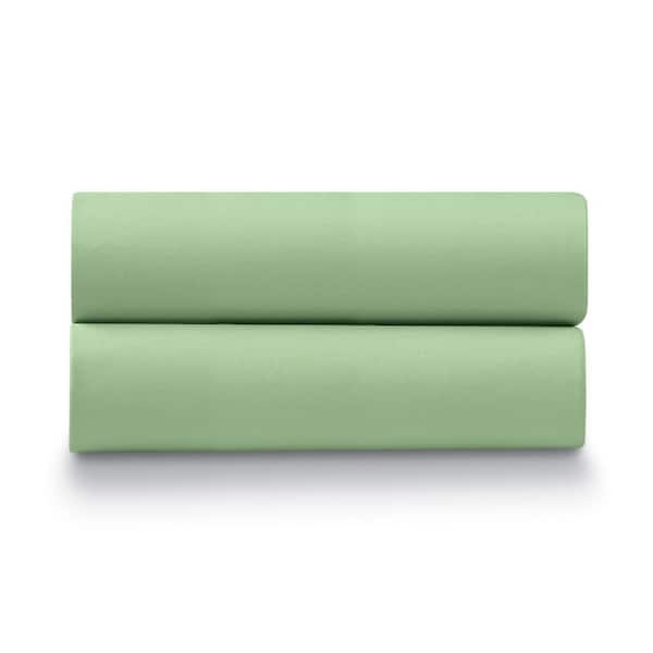 ELLA JAYNE 500 TC Cotton Sateen Standard/Queen Olive Pillowcase Pair