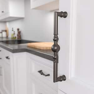 Firenze Collection 12 5/8 in. (320 mm) Honey Bronze Traditional Round Cabinet Bar Pull