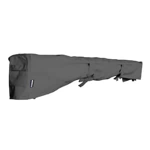 10 ft. Protective Cover for Retractable Fixed Awnings with Heavy Duty Weather Proof Fabric in Grey