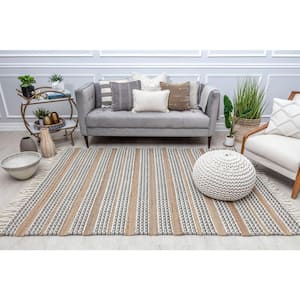 Piper Ribbon Refresh Brown 2 ft. X 3 ft. Area Rug