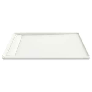 Townsend 60 in. x 30 in. Single Threshold Shower Base with Left Drain in White
