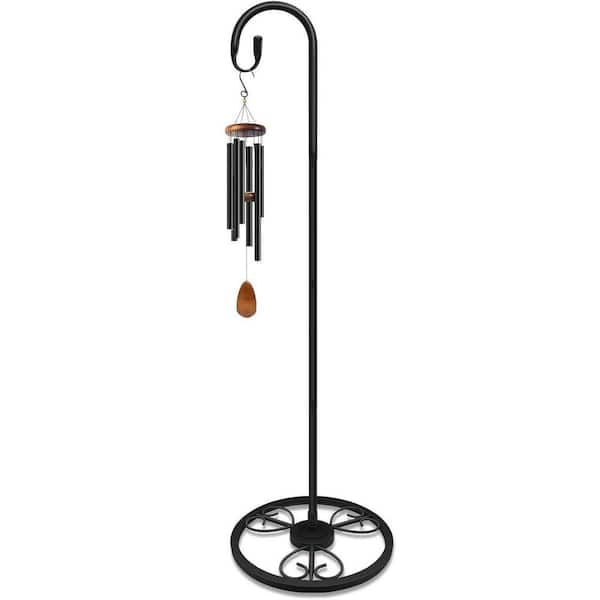 63 in. Adjustable Metal Shepherds Hooks Stand Freestanding Shepherds Hooks