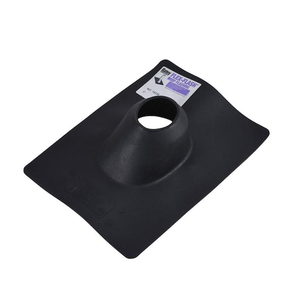 Oatey Roof Flashing 10 in. x 13 in. Plastic Flexible No-Caulk Vent Pipe Flashing with 3 in. in Diameter
