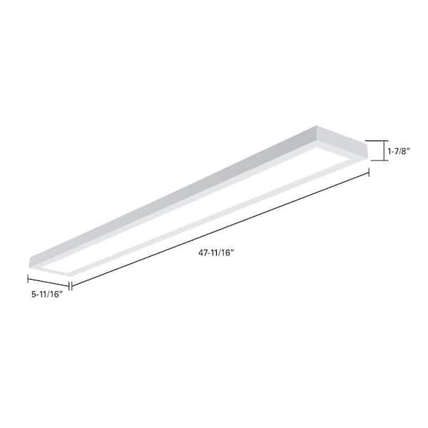 Metalux 4 ft. x 6 in. Integrated LED Panel Light, Selectable 3000