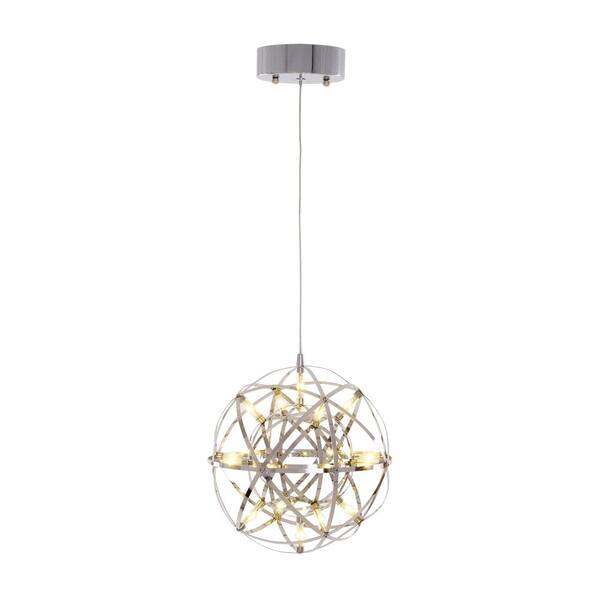 Alsy 40Watt Chrome Finish Integrated LED Mini Pendant20539001 The Home Depot