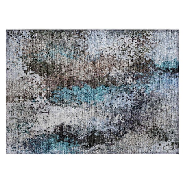 Chantille Machine Washable Indoor/Outdoor Abstract ACN2242 Khaki 1 ft. 8 in. x 2 ft. 6 in. Accent Rug