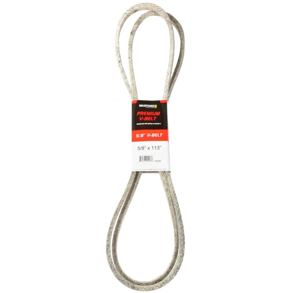 MaxPower 5/8 in. x 113 in. Premium V-Belt 347658 - The Home Depot