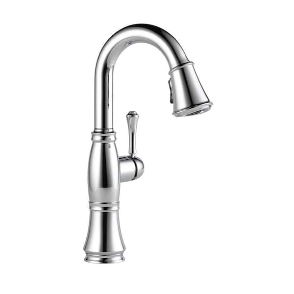 Delta Cassidy Single-Handle Bar Faucet in Lumicoat Chrome
