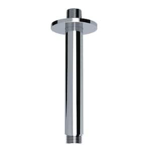 6 in. Ceiling Mount Square Shower Arm, Chrome