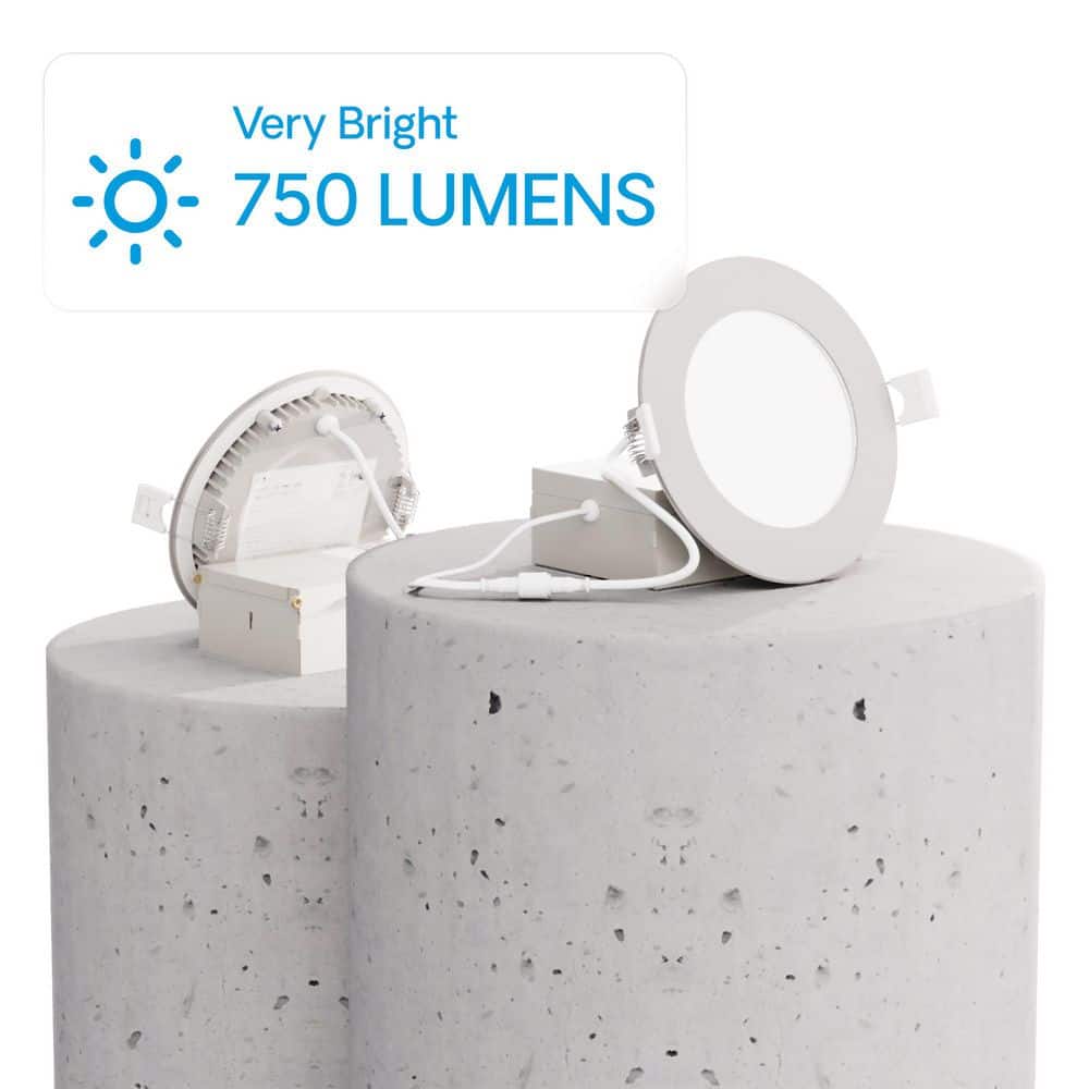 Elite 4'' Round Cool White Aluminum LED Recessed Downlight
