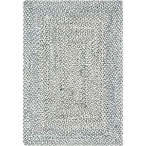 Braided Chindi Gray 4 ft. x 6 ft. Area Rug