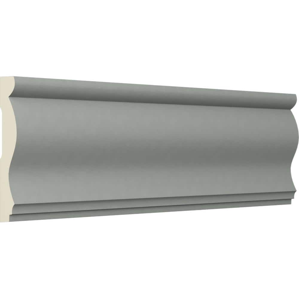 Stockport White Polyurethane Decorative Chair Rail Moulding