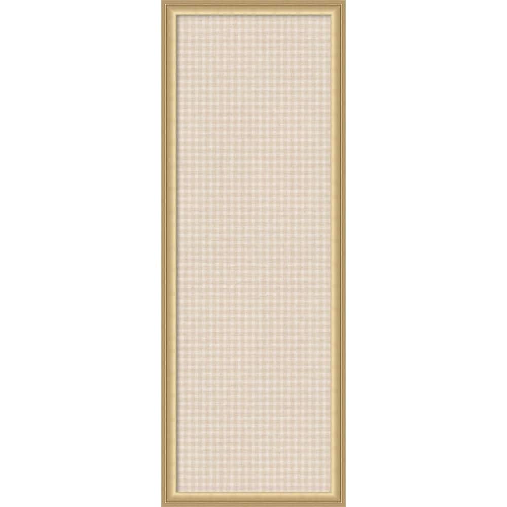 Florence 38 in. x 14 in. Gold Plastic Magnetic Framed Memo Board price history on PriceWatchPro